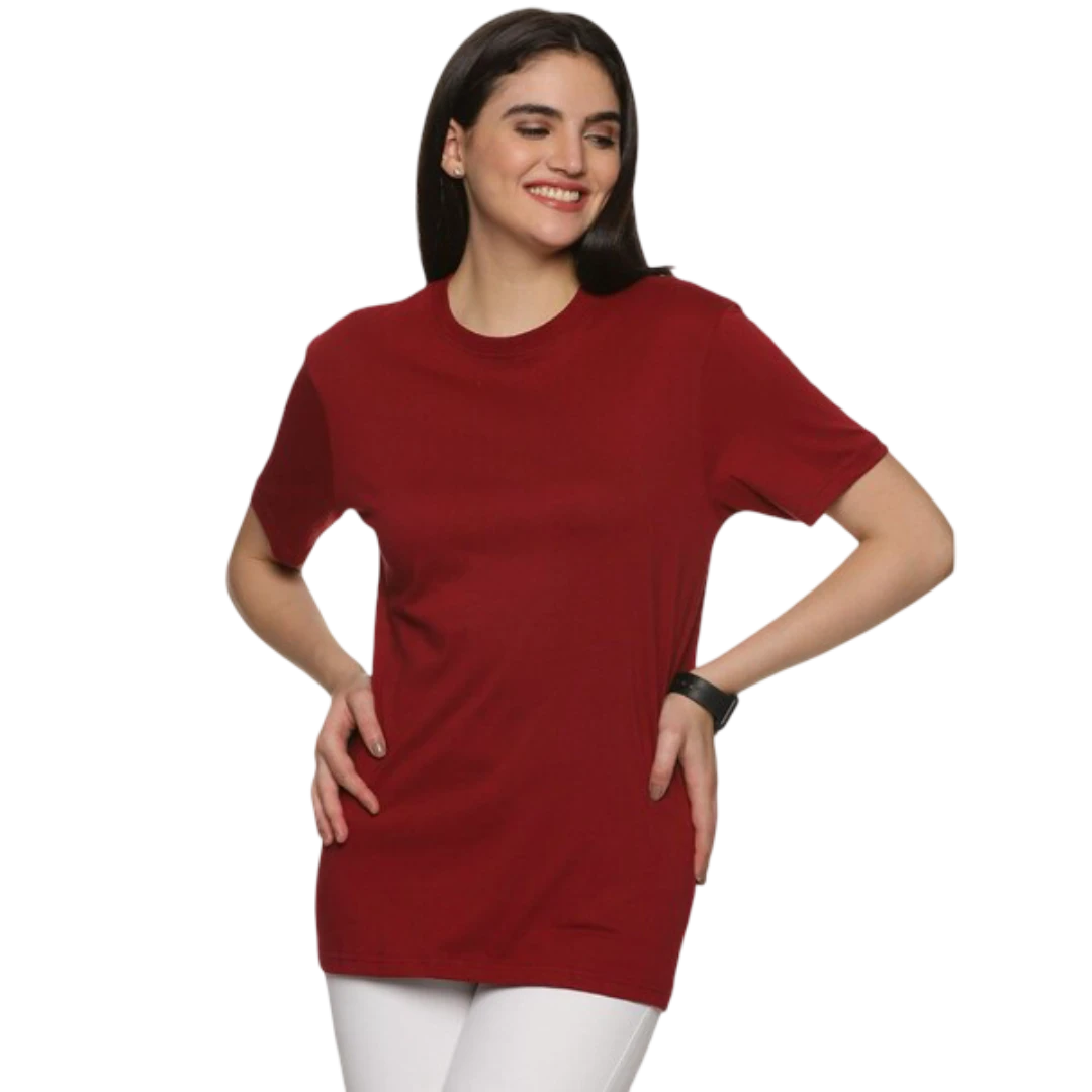 Red Round Neck T-Shirt